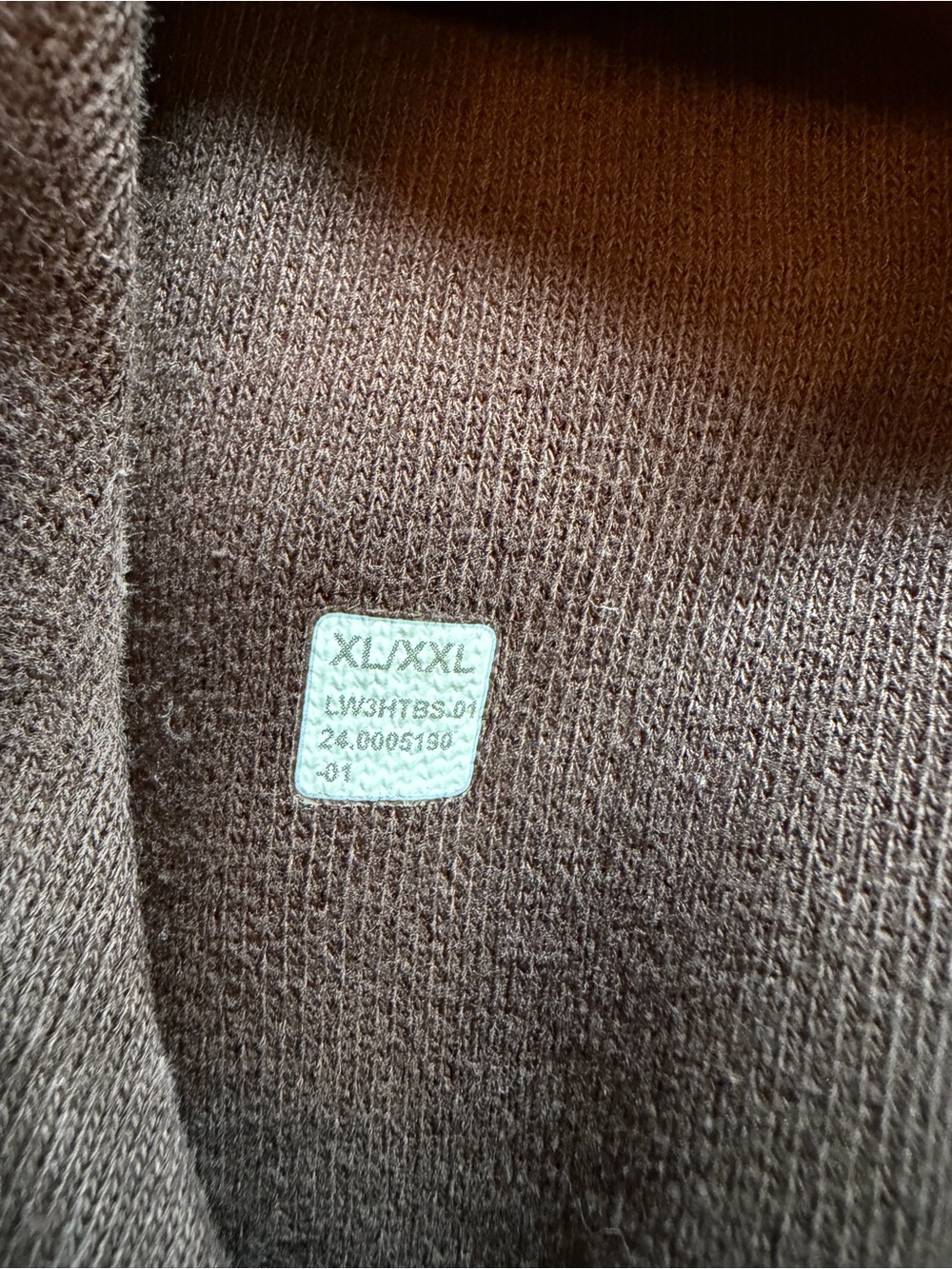 Lululemon Scuba Oversized Funnel Neck Half Zip *Long XL/XXL Brown - Picture 3 of 3